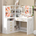 L-Shaped Corner Vanity LED Mirror