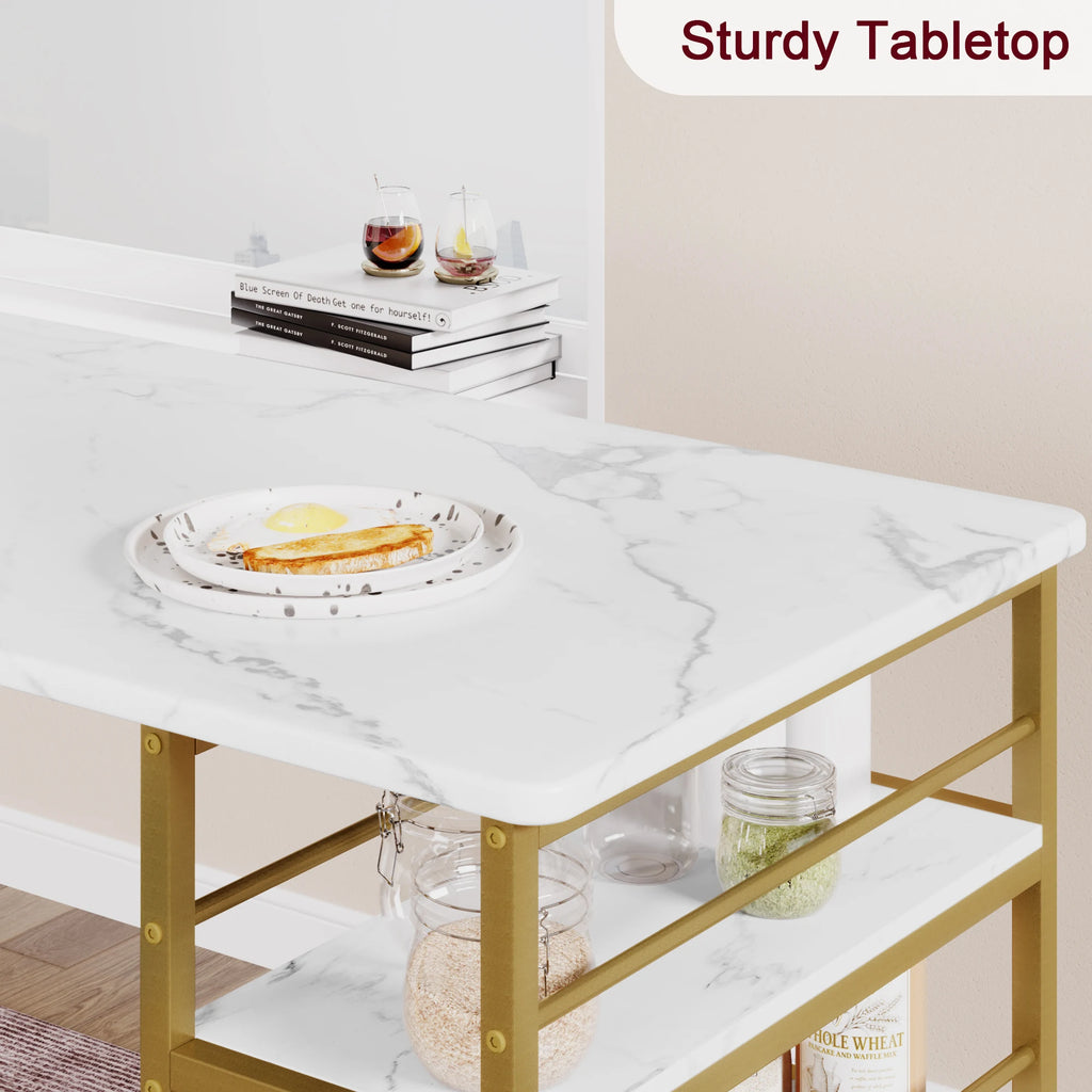 3 Pcs Dining Table and Chairs Set