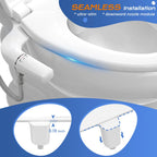 Ultra-Slim Bidet Attachment