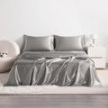 4pcs Cooling Satin Bed Sheet Set