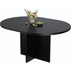 Extendable Round to Oval Dining Table