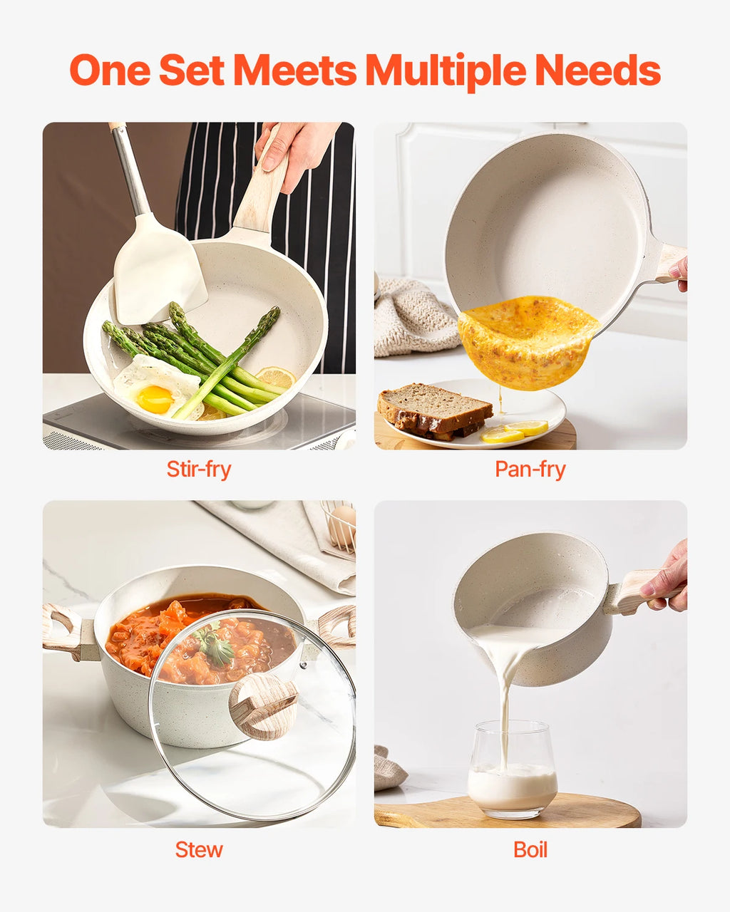 17 Piece Pots And Pans Set