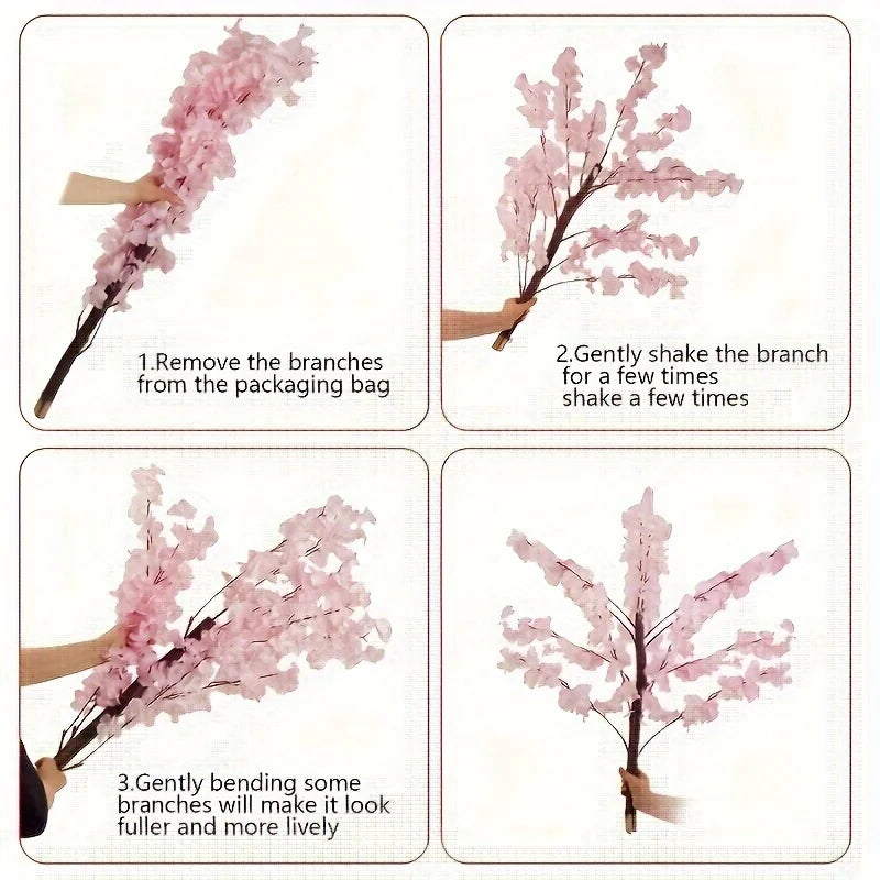 Artificial Cherry Trees Decor