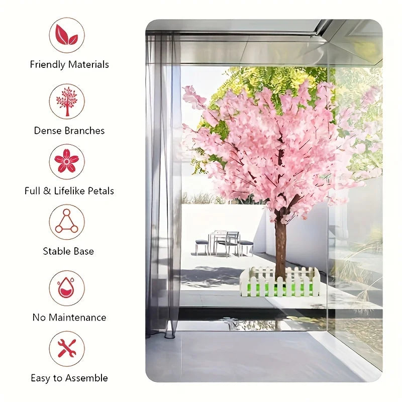 Artificial Cherry Trees Decor