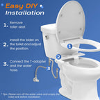 Ultra-Slim Bidet Attachment