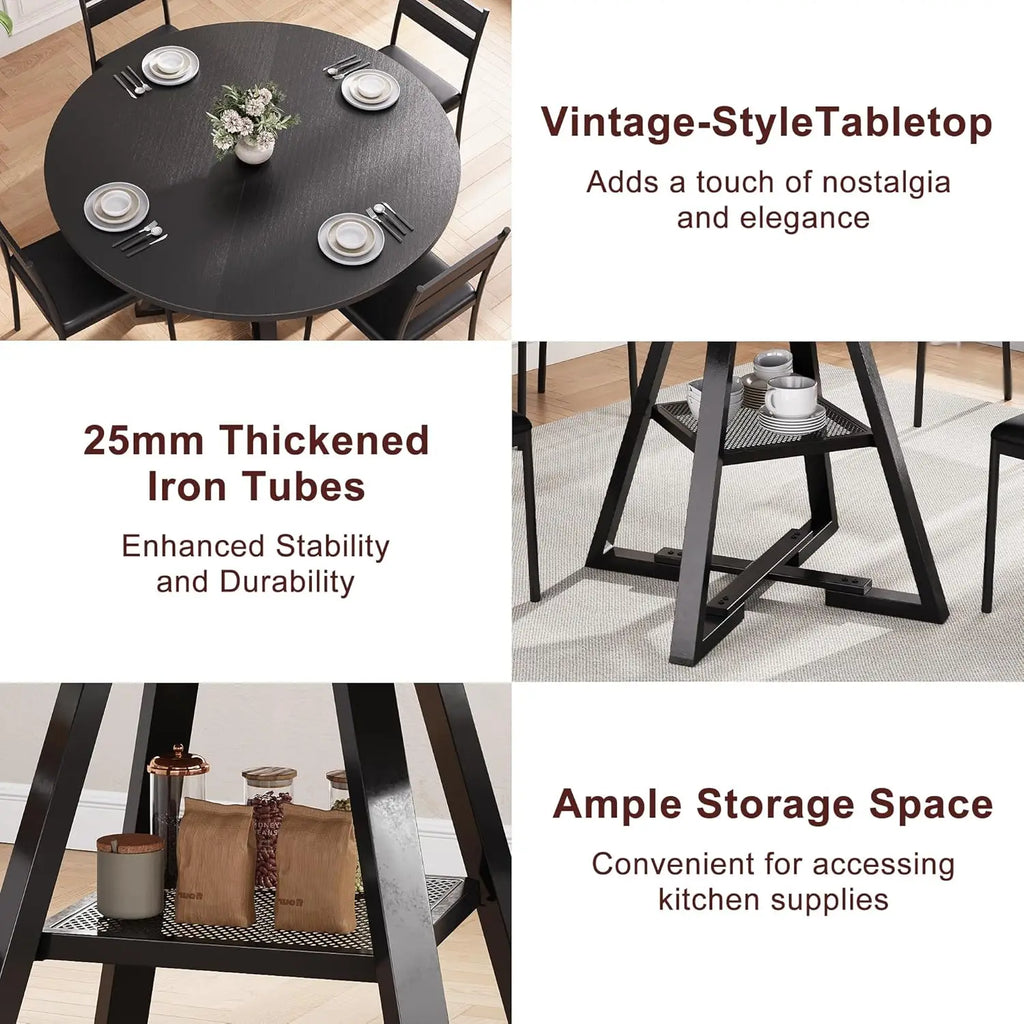 42-Inch Round Dining Table